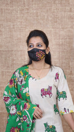 Salwar Set (kurti+Dupatta)(10533)c