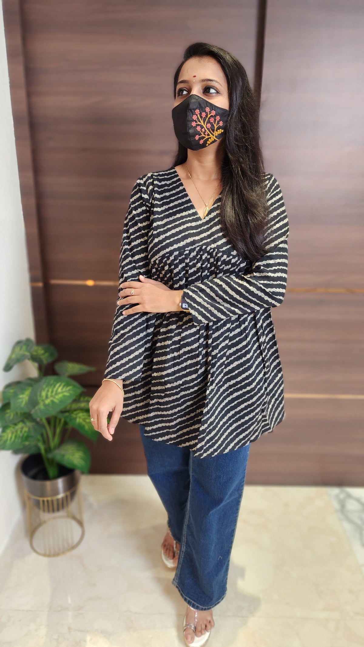 Peplum top(10568)