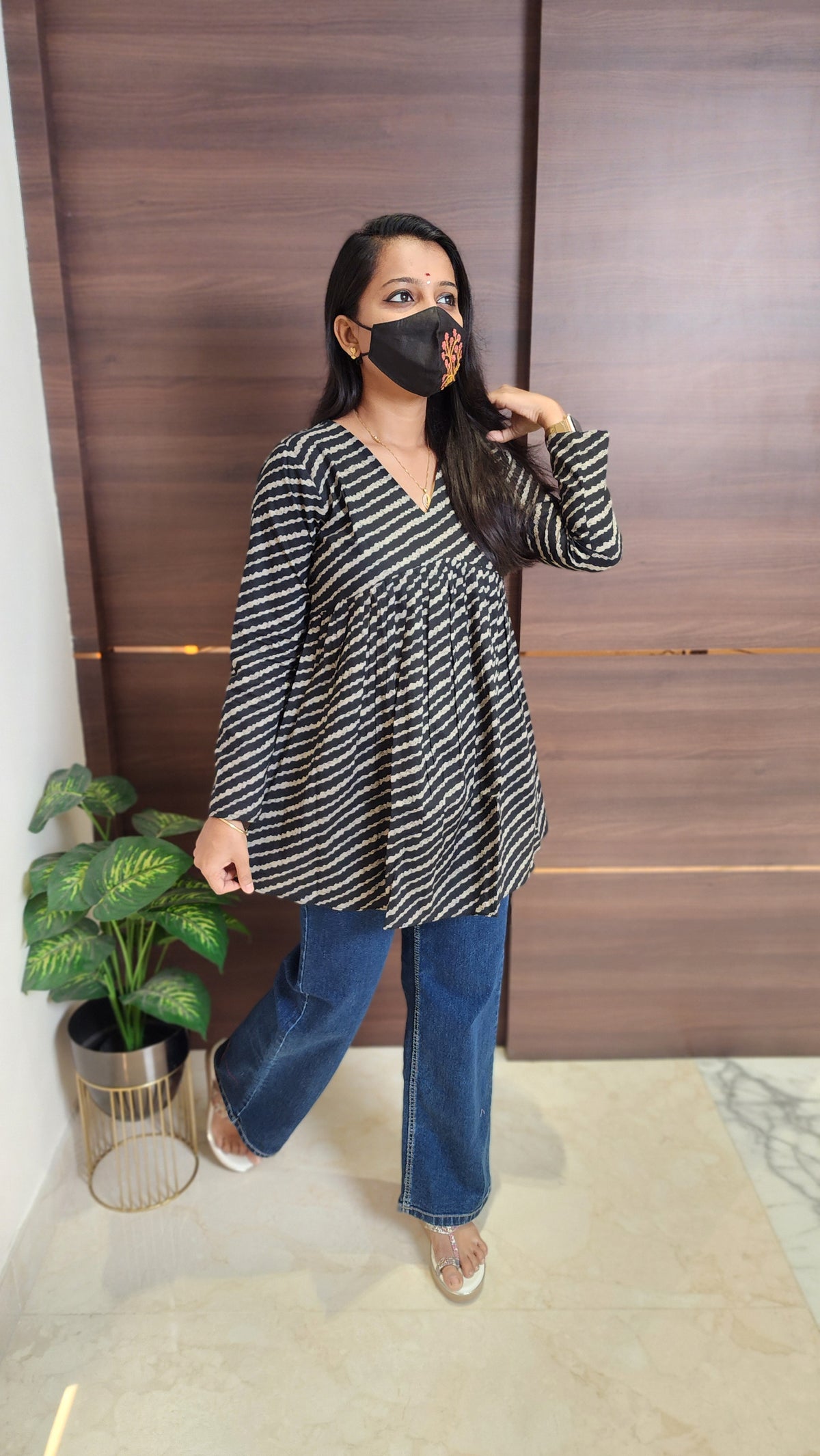 Peplum top(10568)