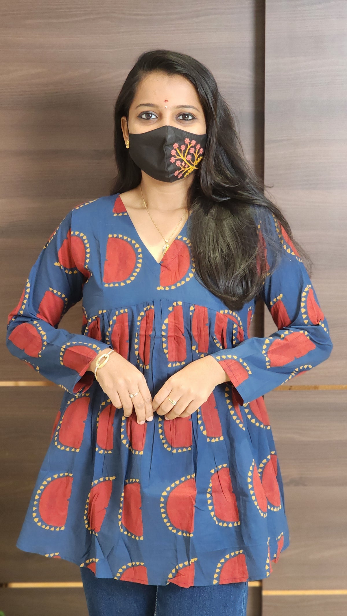 Peplum top(10571)