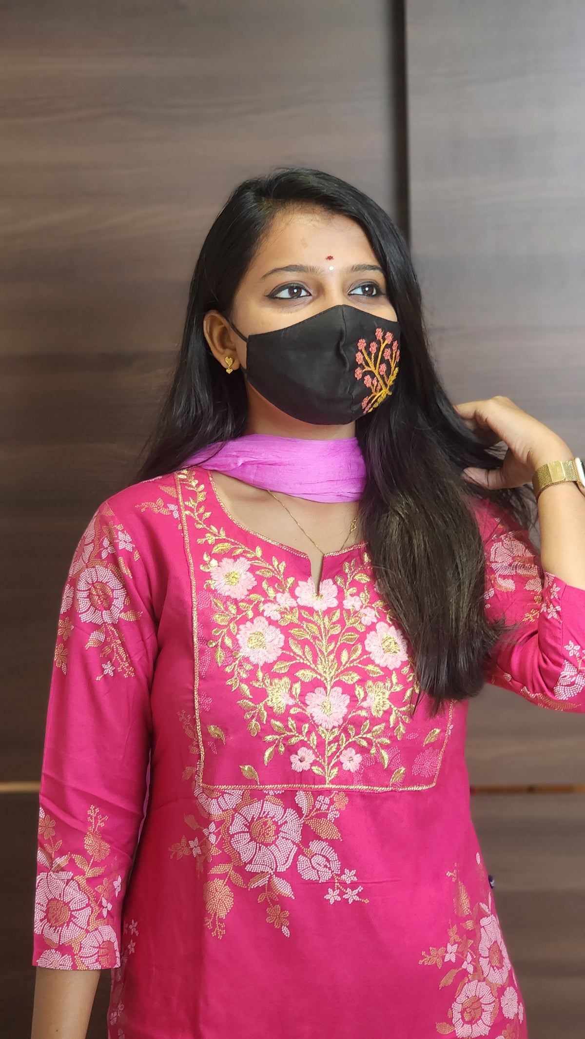 Office Wear kurti-Embroidery kurti(10644)