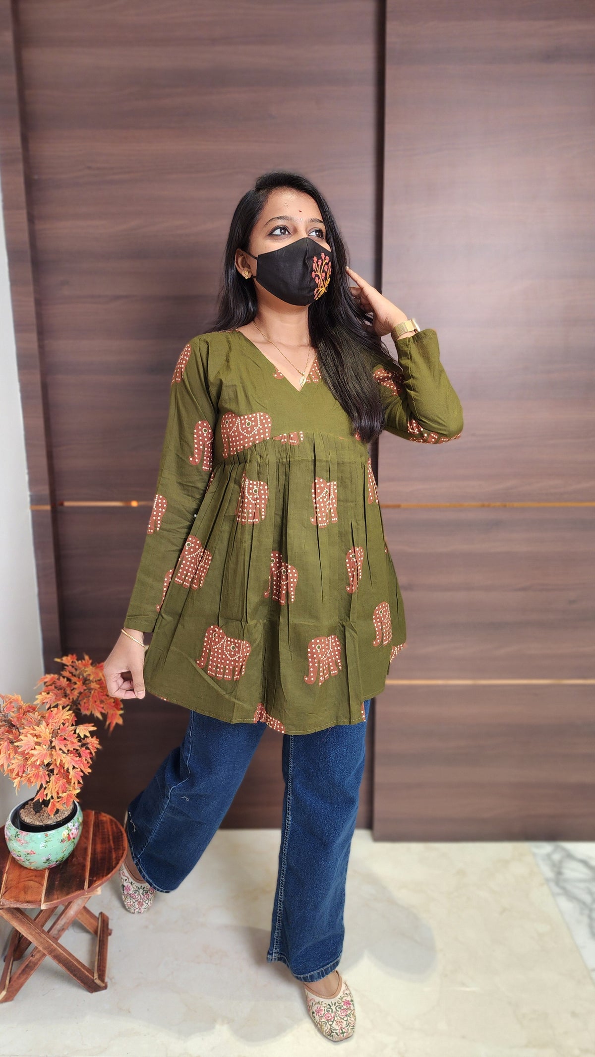 Peplum top(10753)