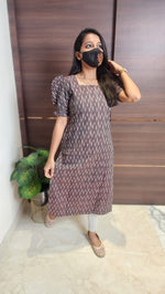 Ikkat Cotton Kurti (10826)