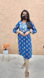 Office Wear kurti-Embroidery kurti(11040)
