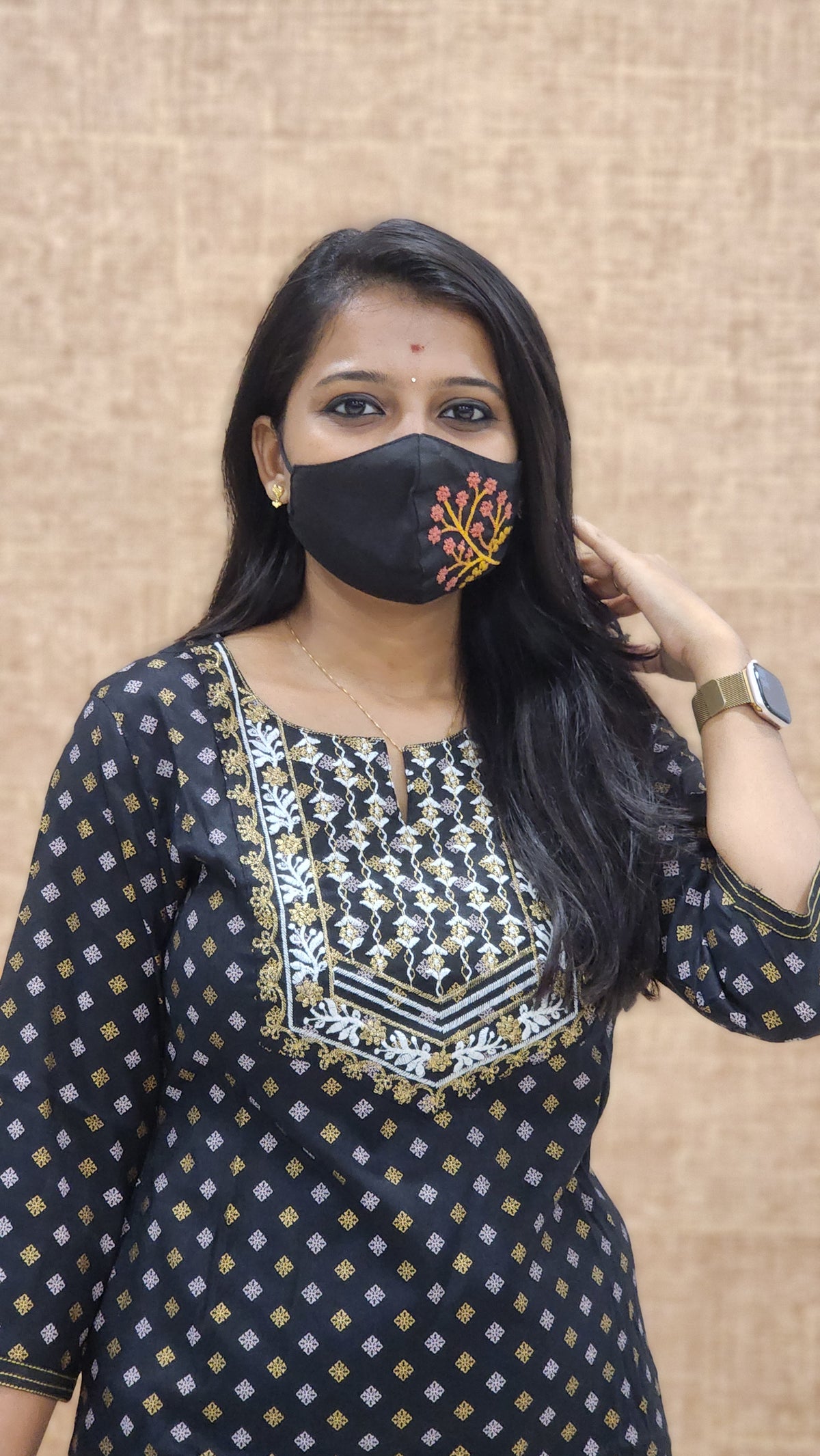 Office Wear kurti-Embroidery kurti(11038)
