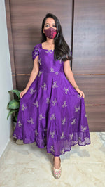 Golden sparrow frock(11338)