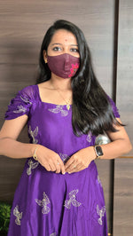 Golden sparrow frock(11338)