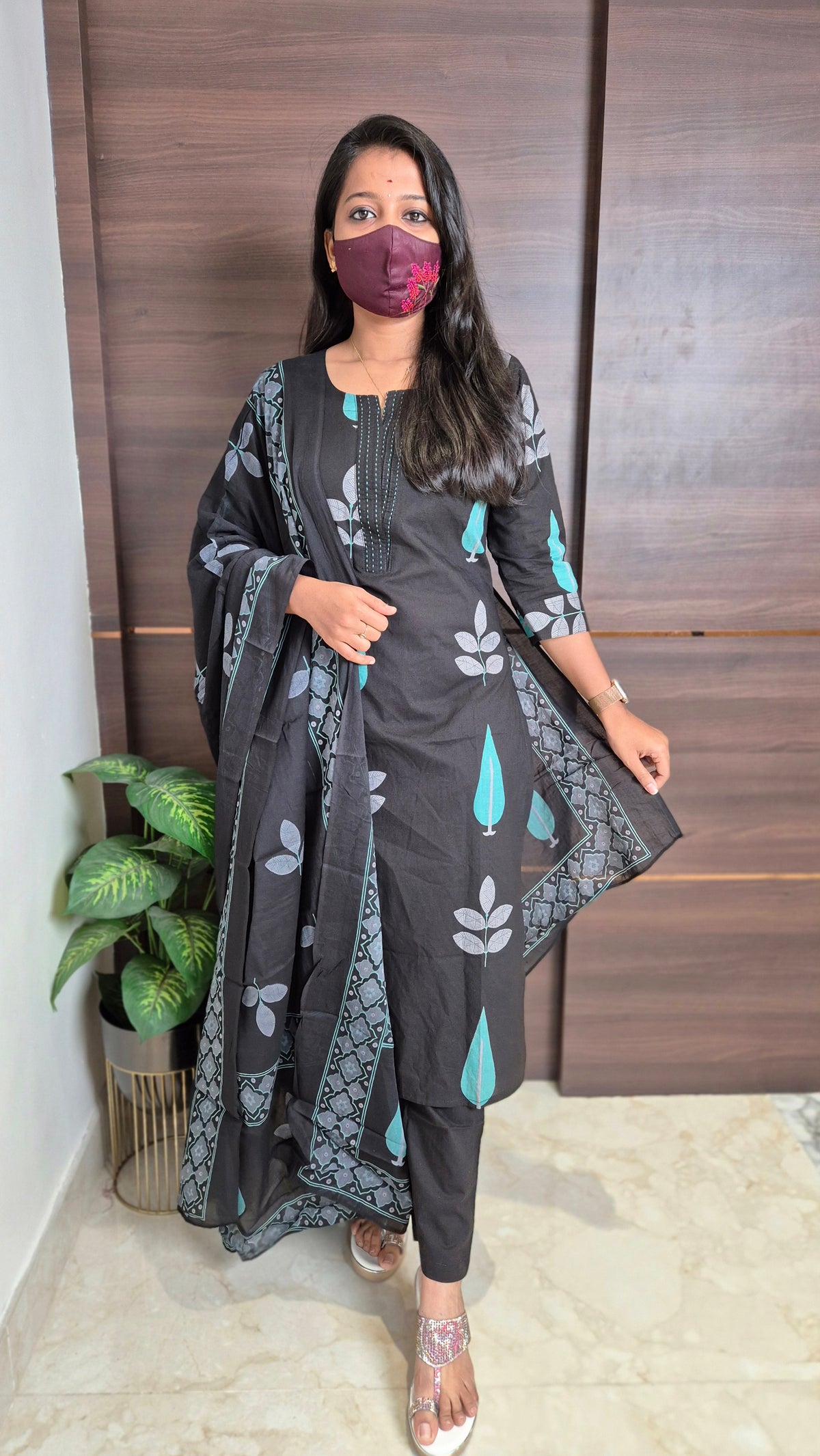 Cotton salwar set (11344)