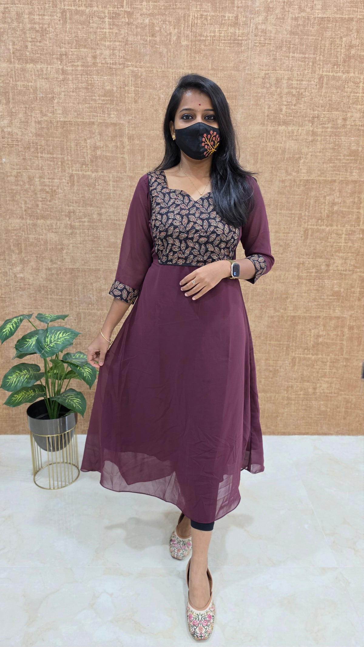 A-Line frock(11578)