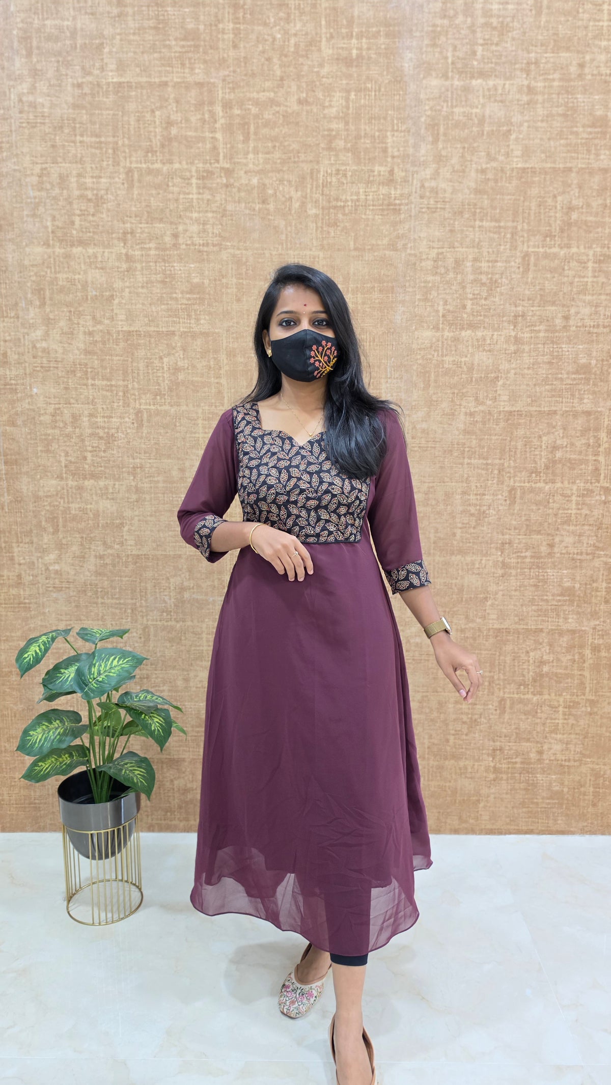A-Line frock(11578)