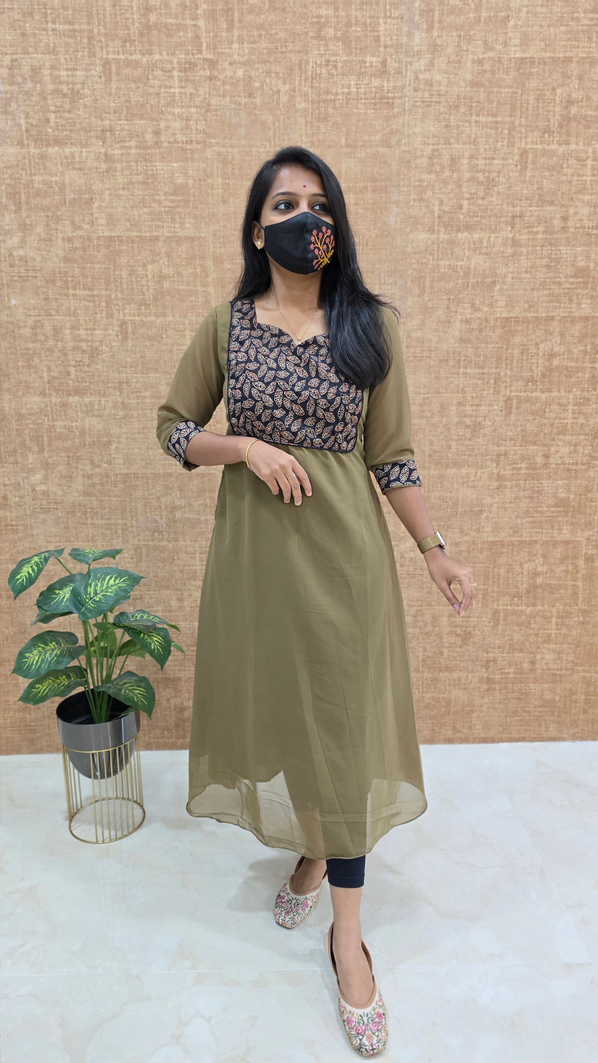 A-Line frock(11581)
