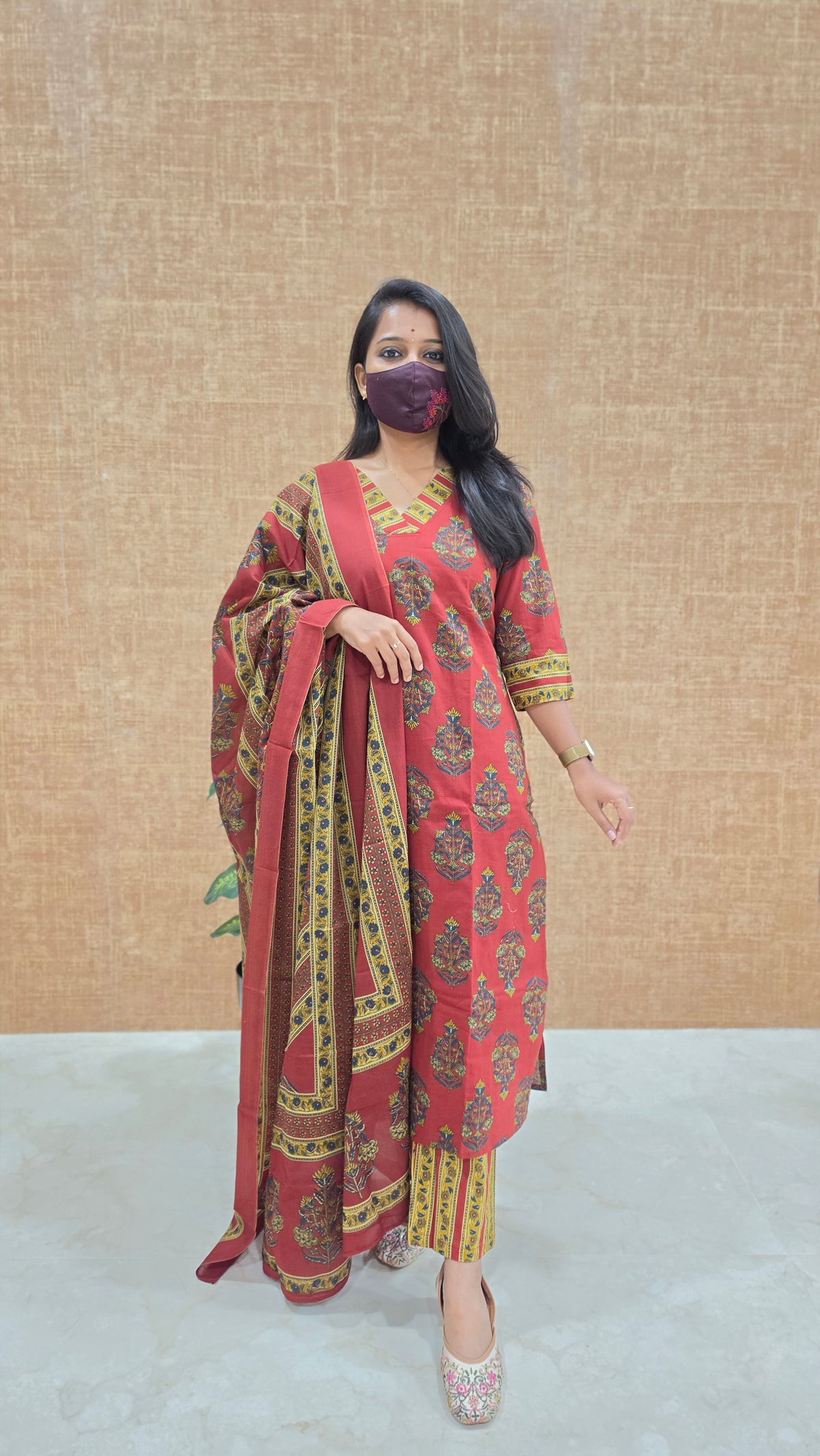 Cotton salwar set(11640)(c4)