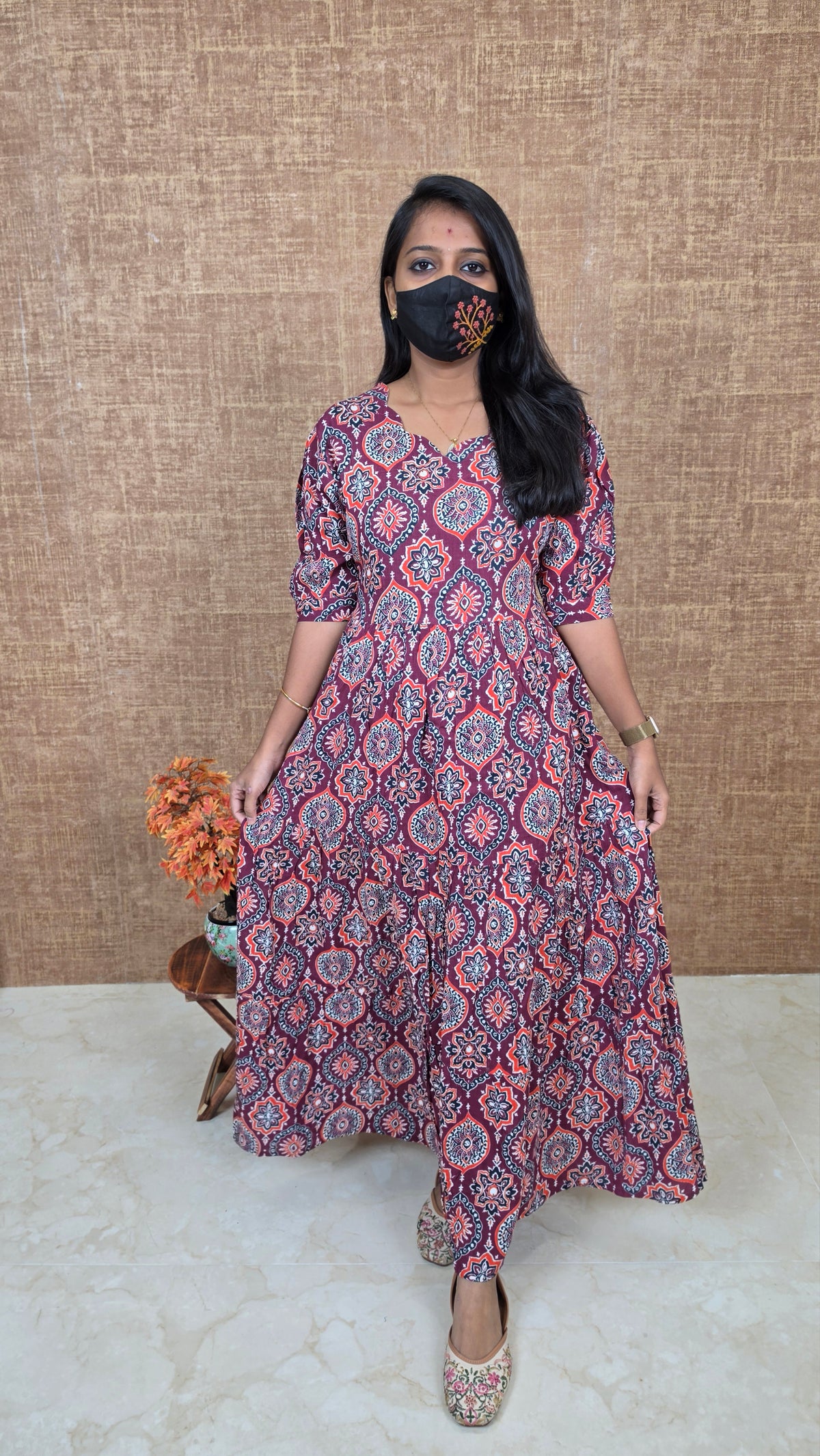 Kalamkari frock(11806)