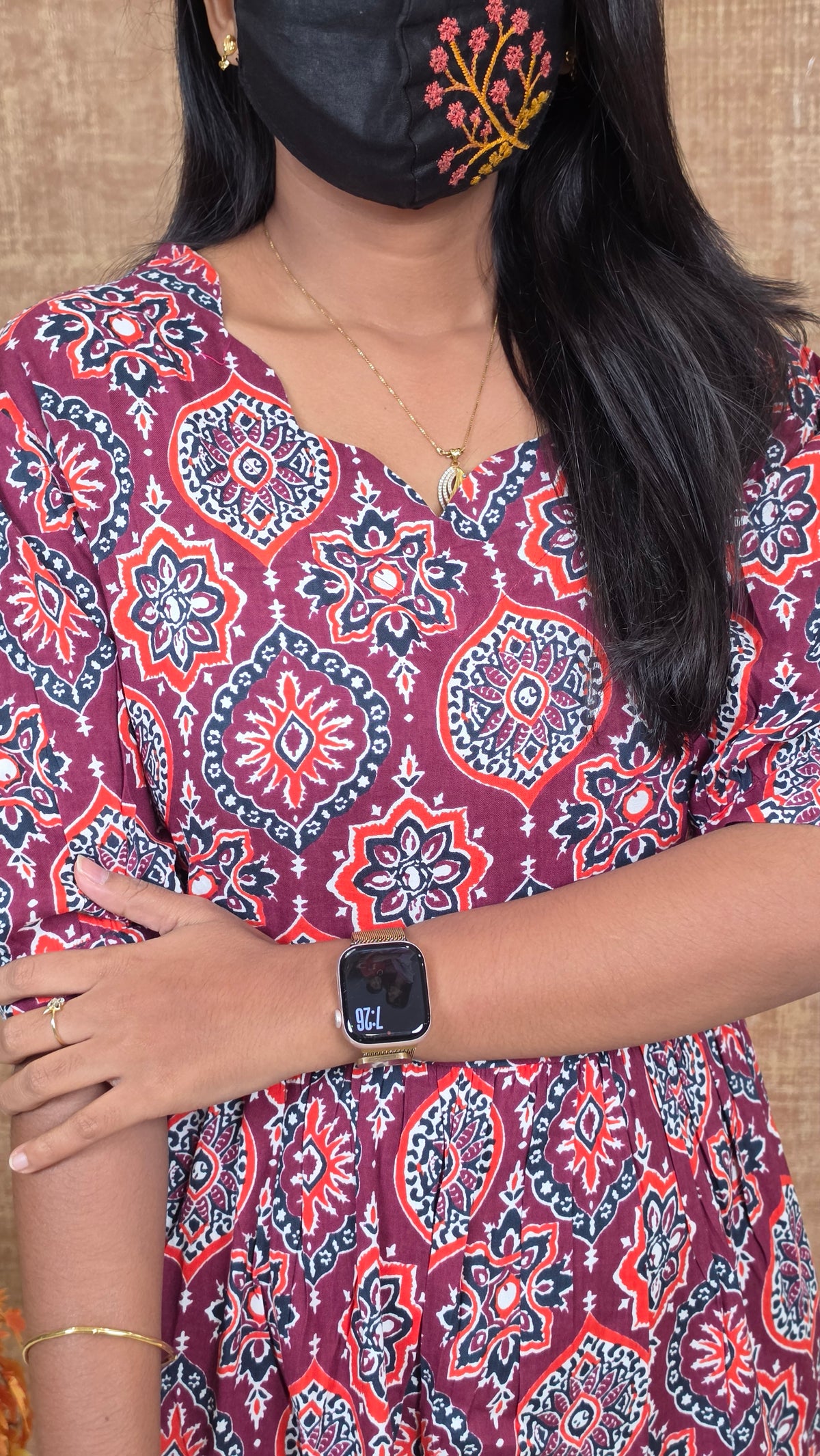 Kalamkari frock(11806)