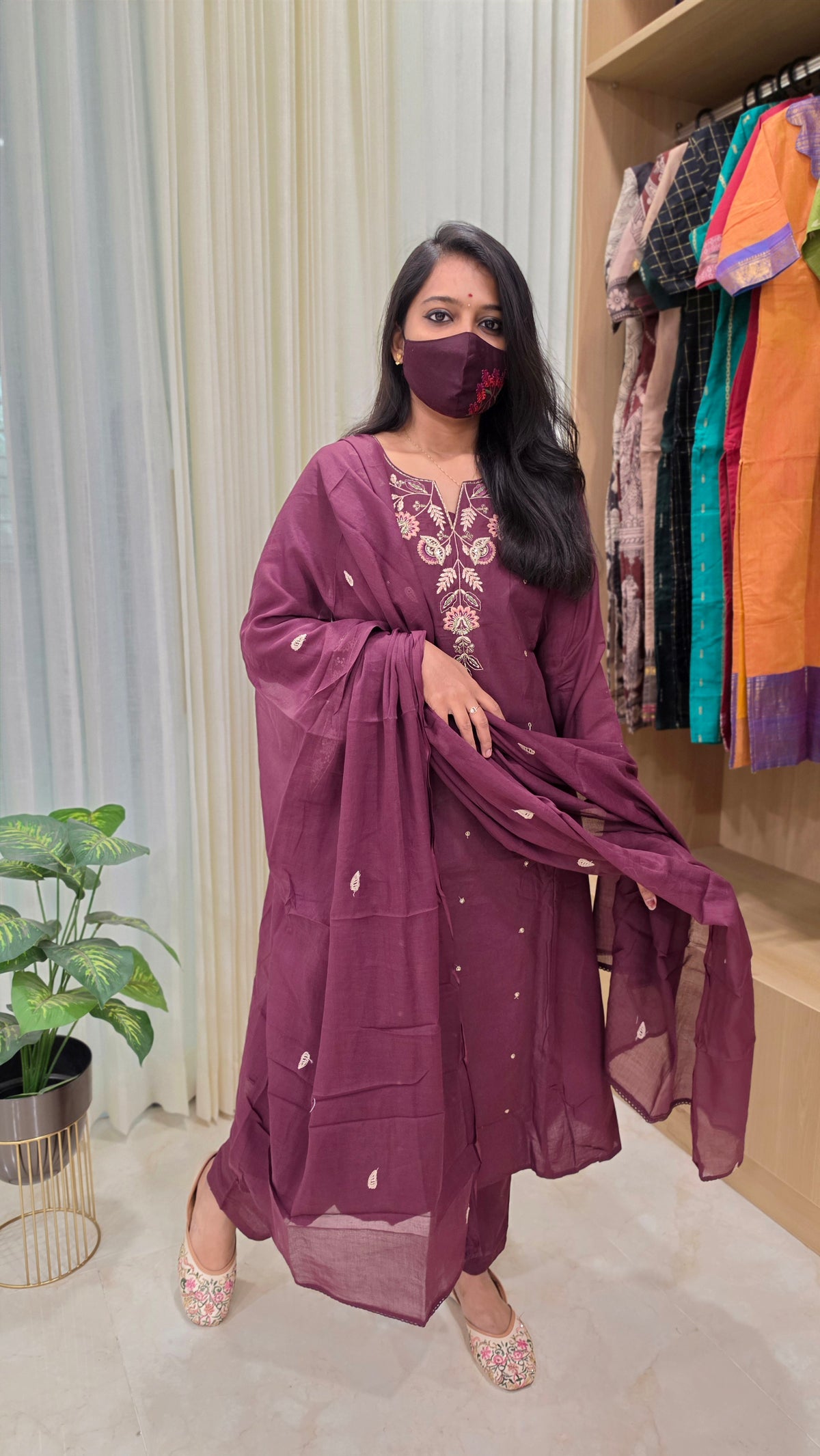 Ethinic Salwar set(12218)