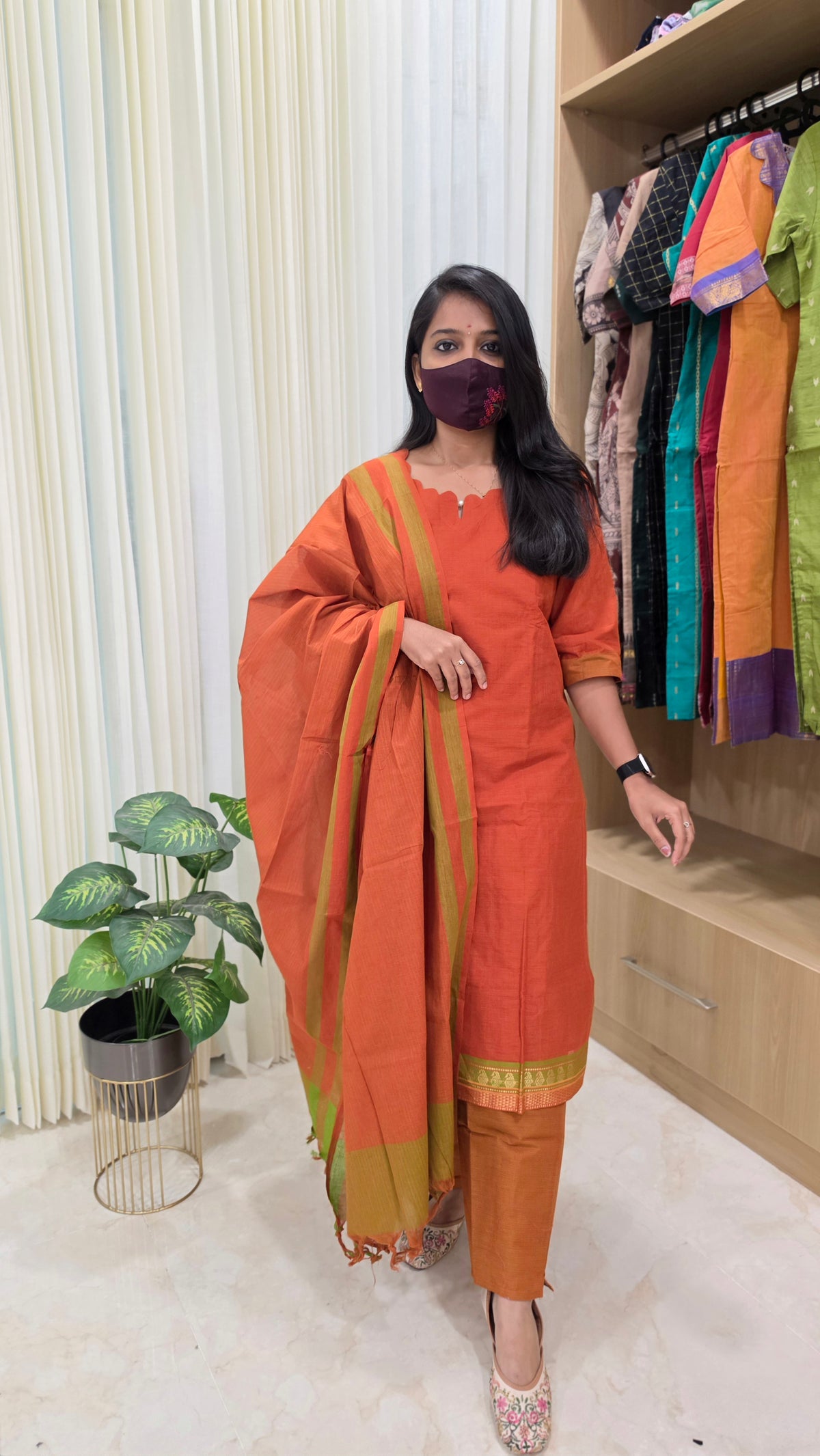 Cotton salwar set(12203)