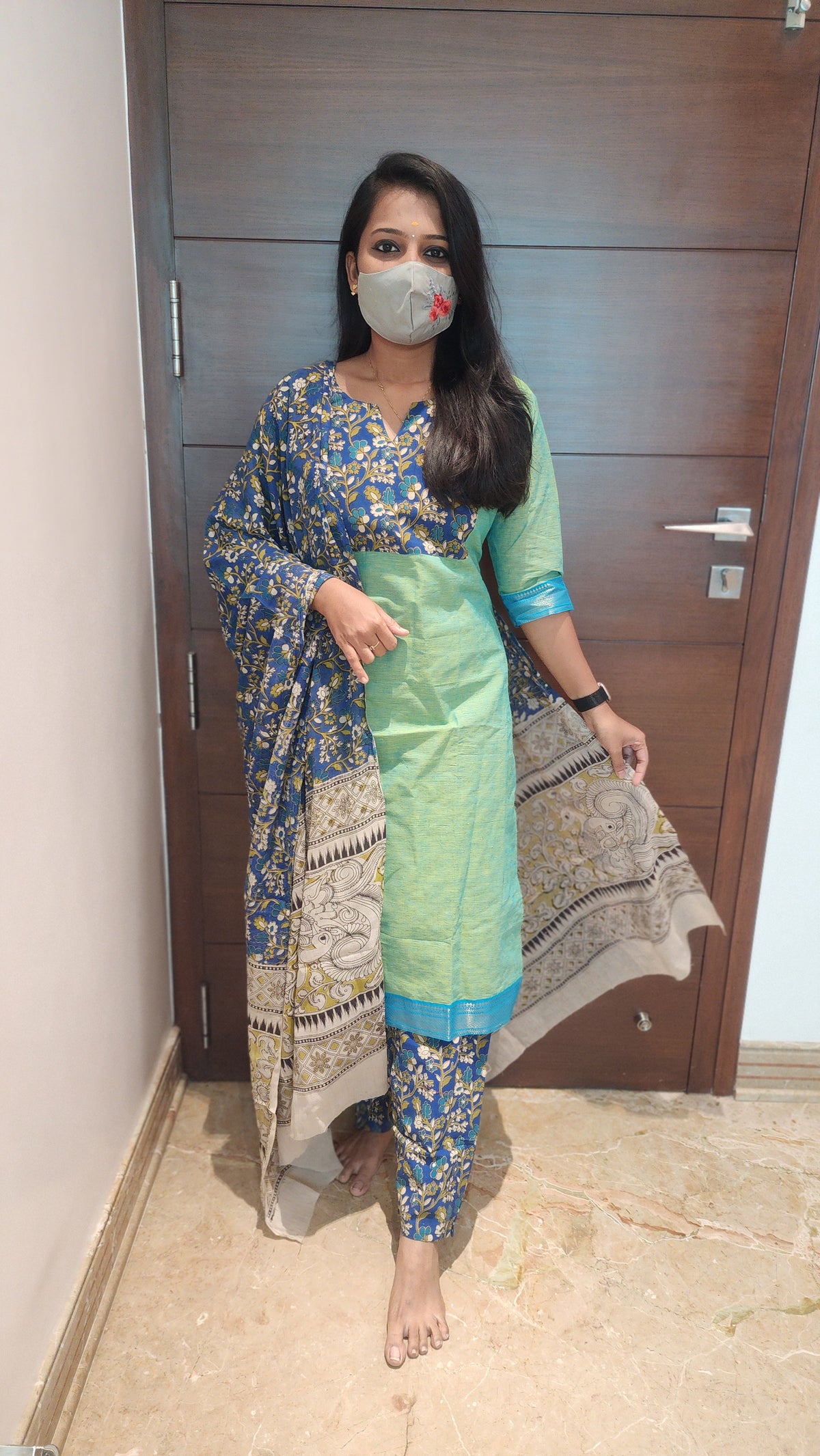 Floral Salwar set(12483)