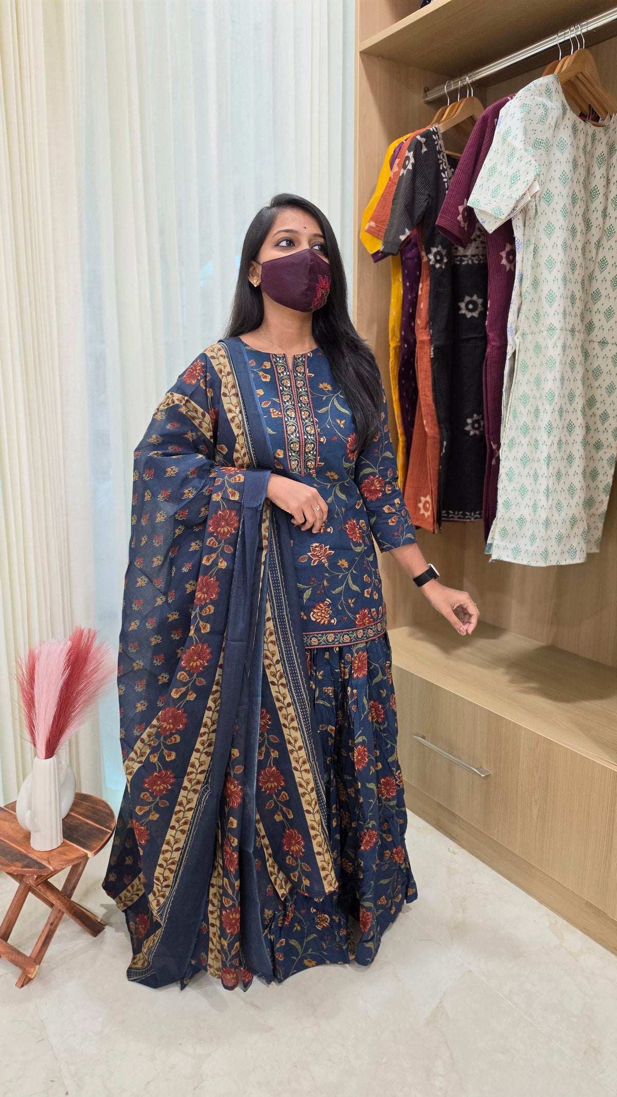 Flared Kurta Set(12984)