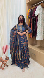 Flared Kurta Set(12984)