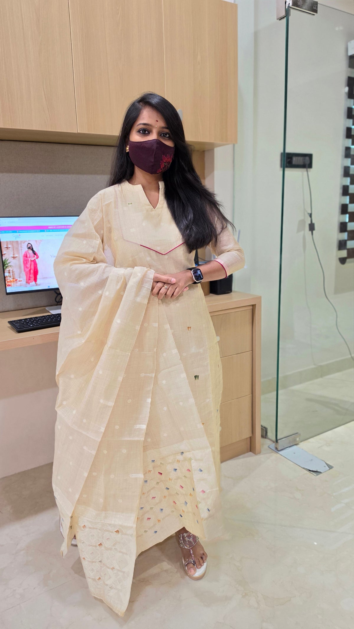 Ethinic Salwar set(12973)