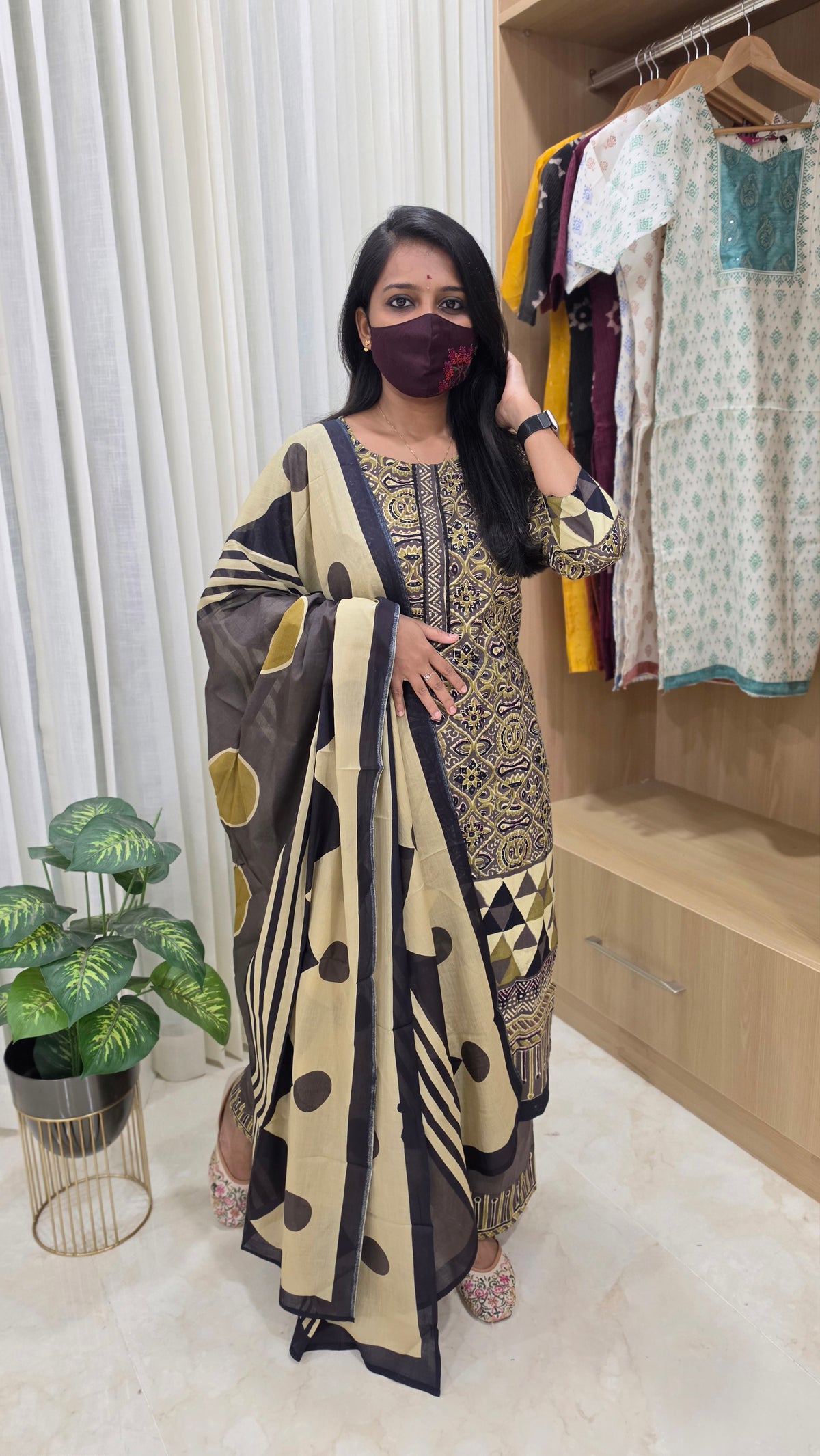 Cotton salwar set(13084)