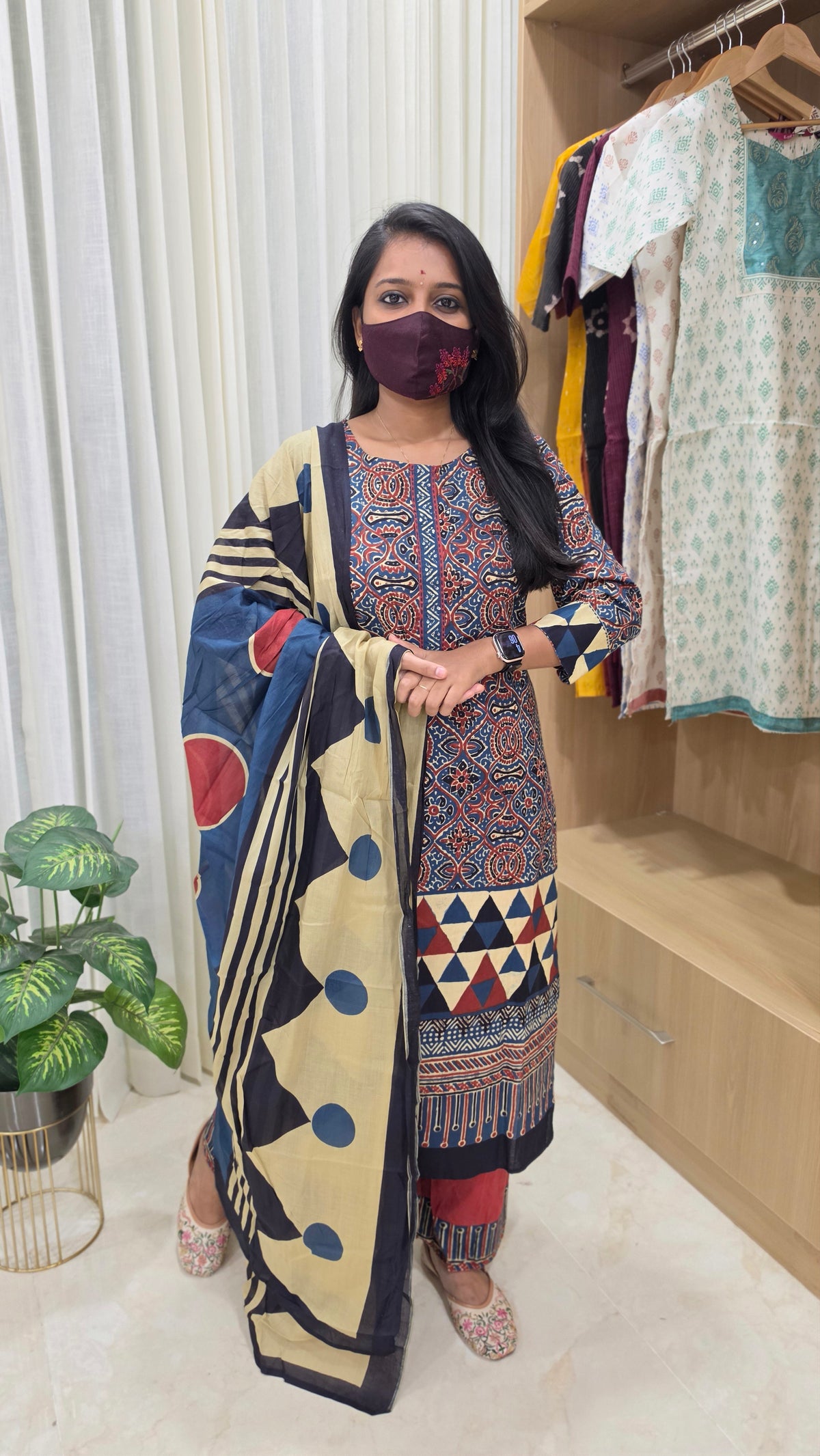 Cotton salwar set(13083)