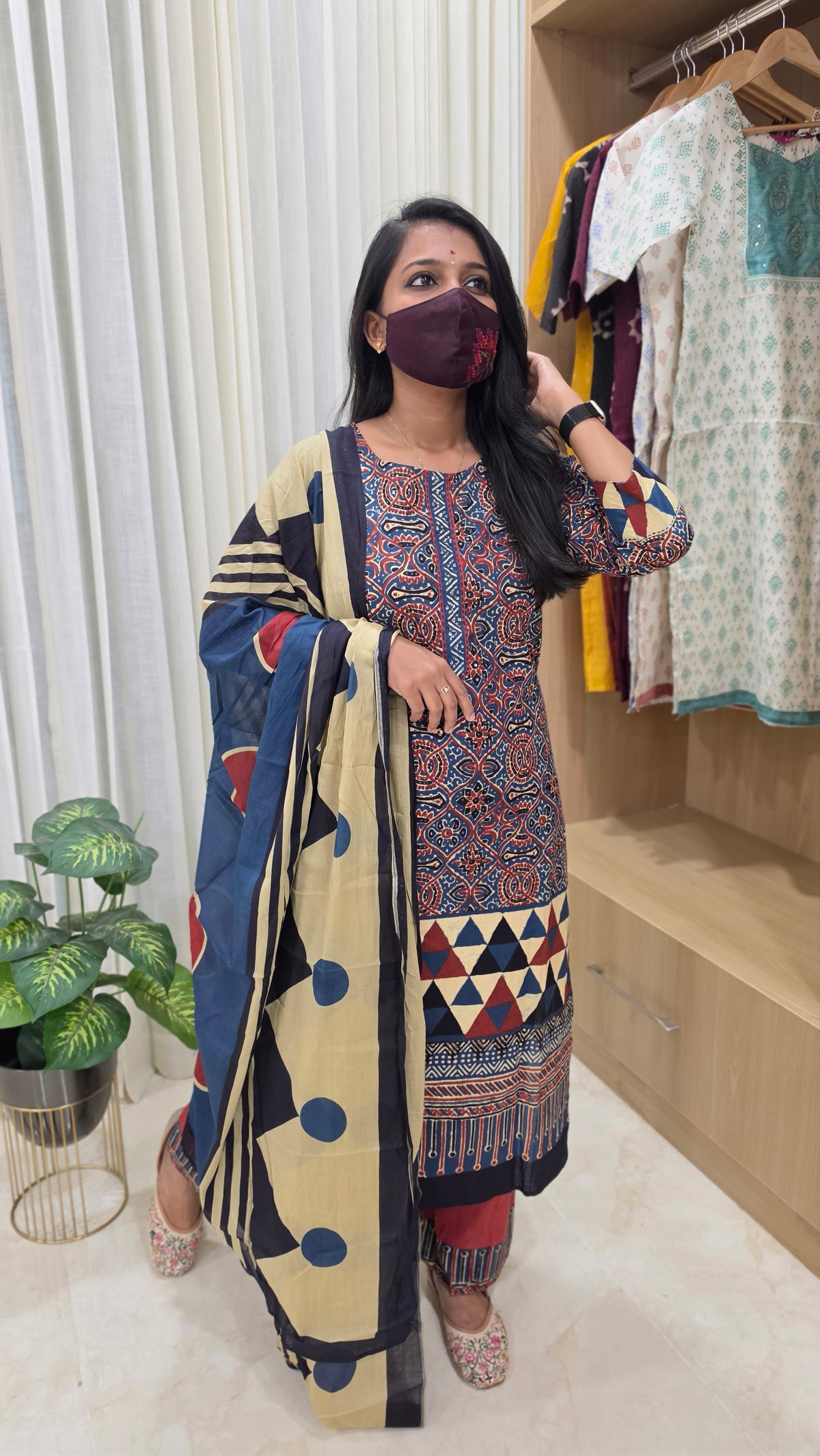 Cotton salwar set(13083)