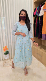 bud rose kurti(13404)