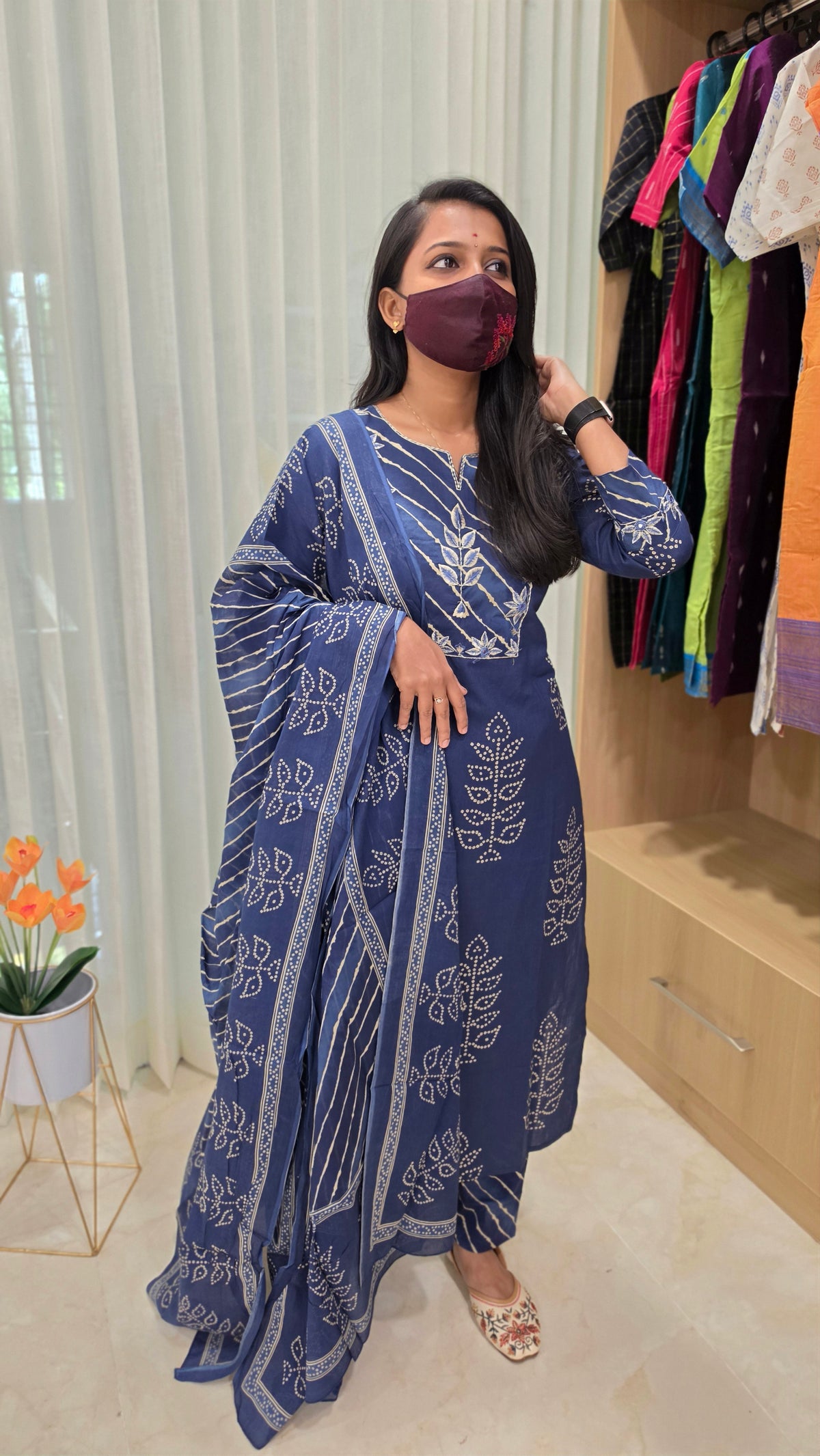 Cotton salwar set (13247)