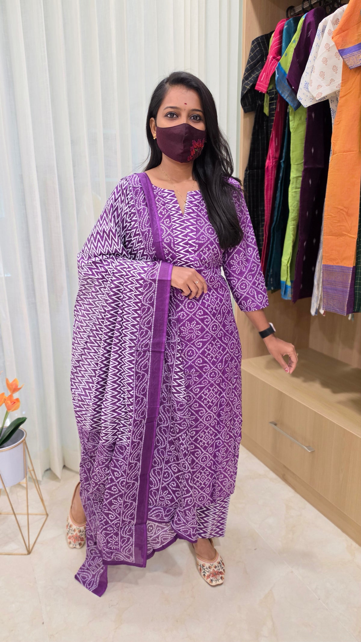 Cotton salwar set(13213)