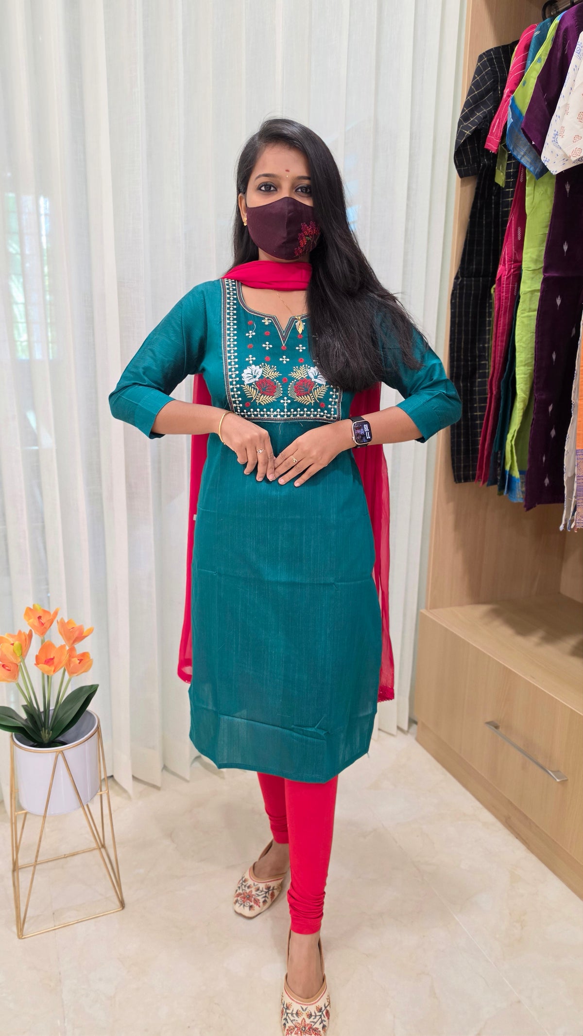 Office Wear - Embroidery(13257)