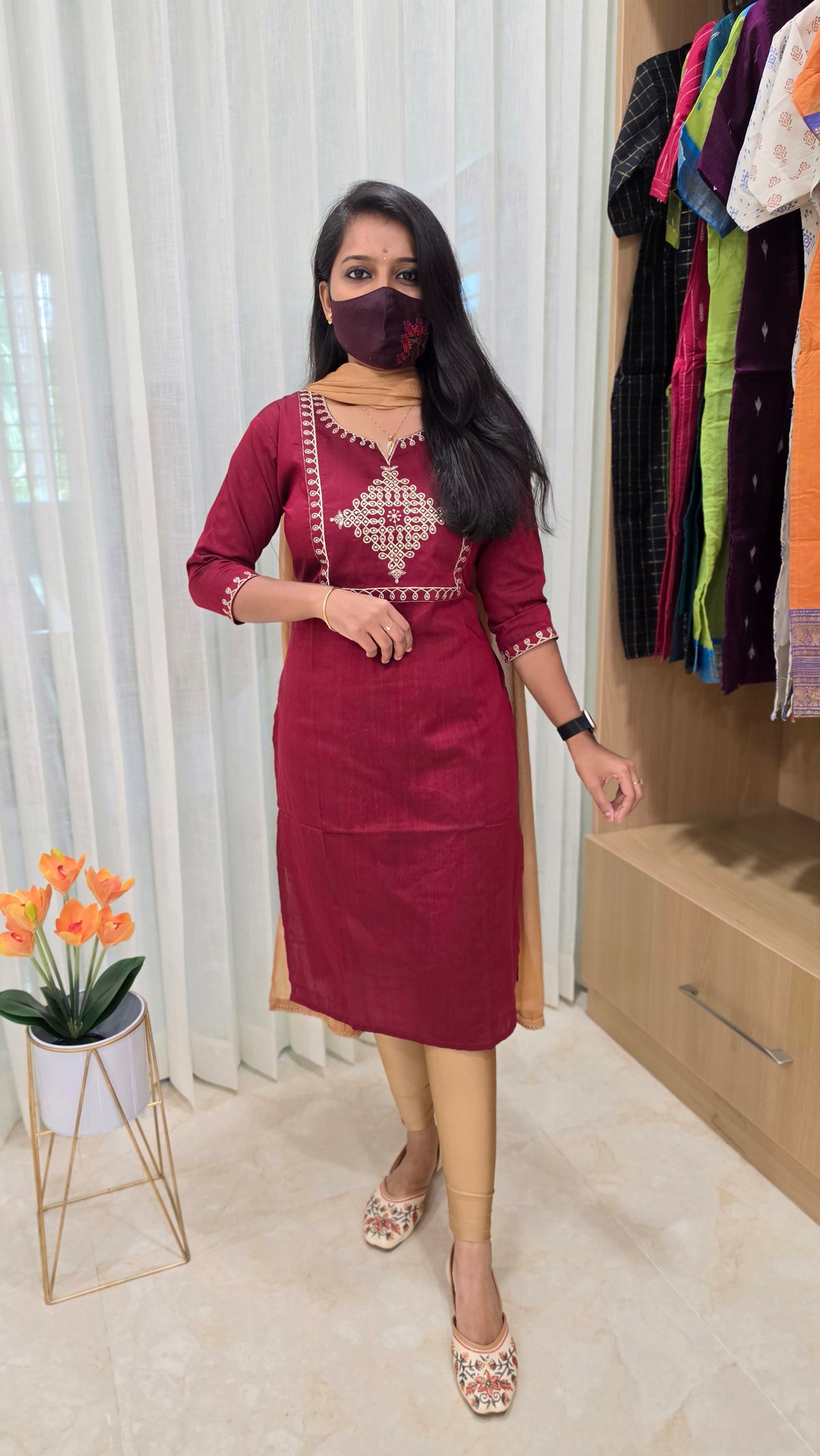 Office Wear - Embroidery(13261)