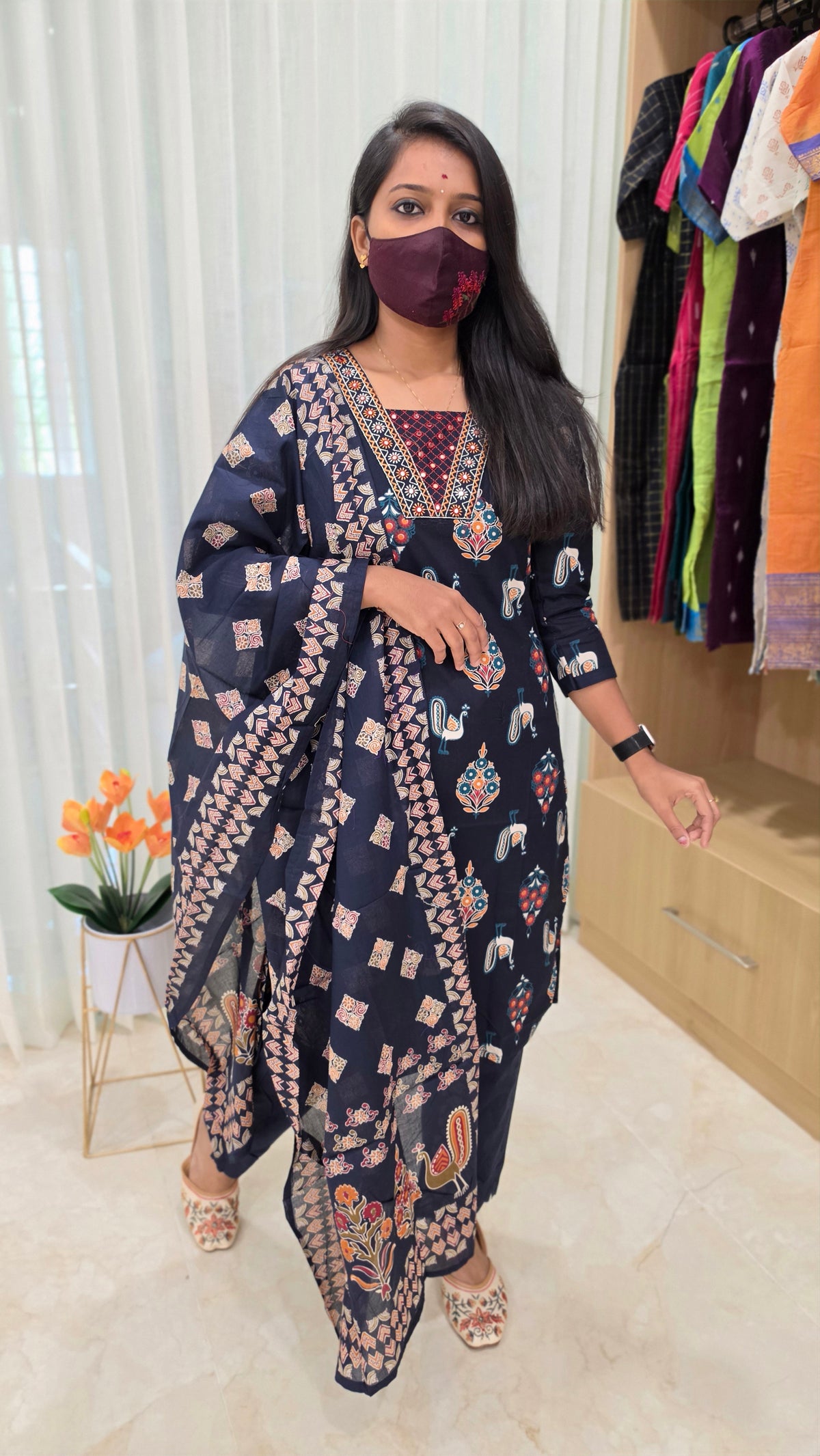 Cotton salwar set(13273)