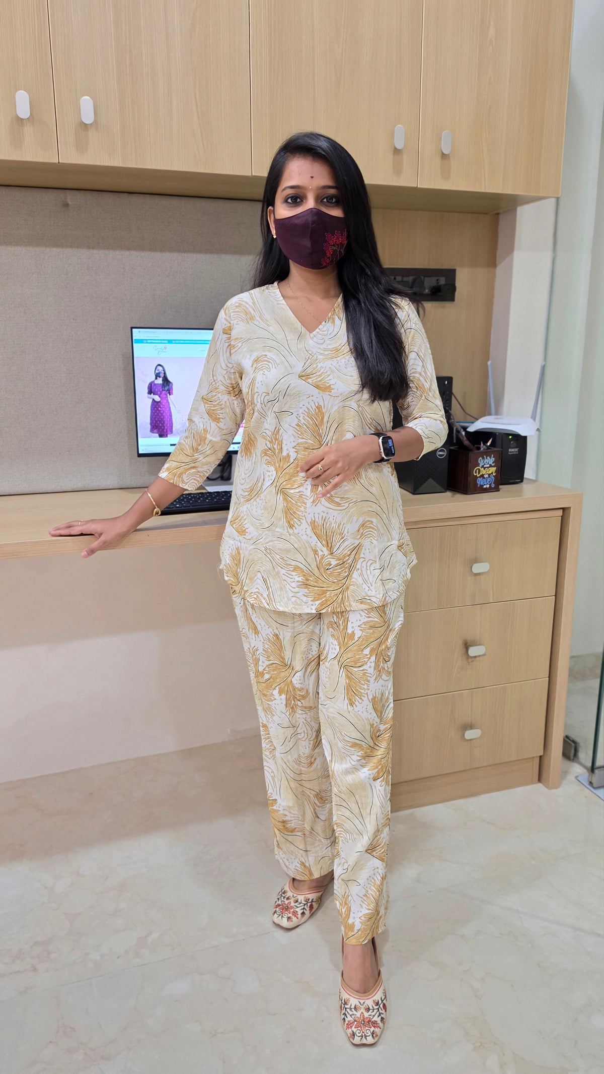 Floral Cord Set(13270)