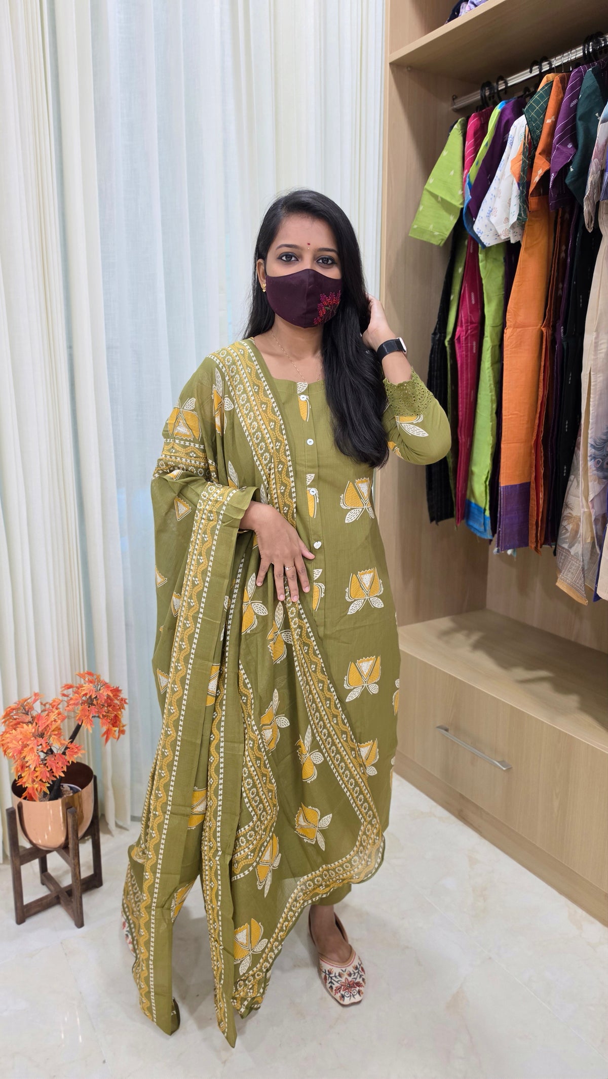 Cotton salwar set(13410)