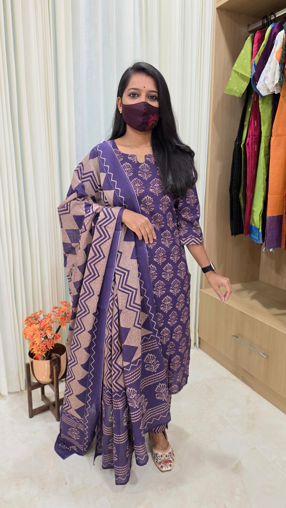 Cotton Salwar Set(13392)