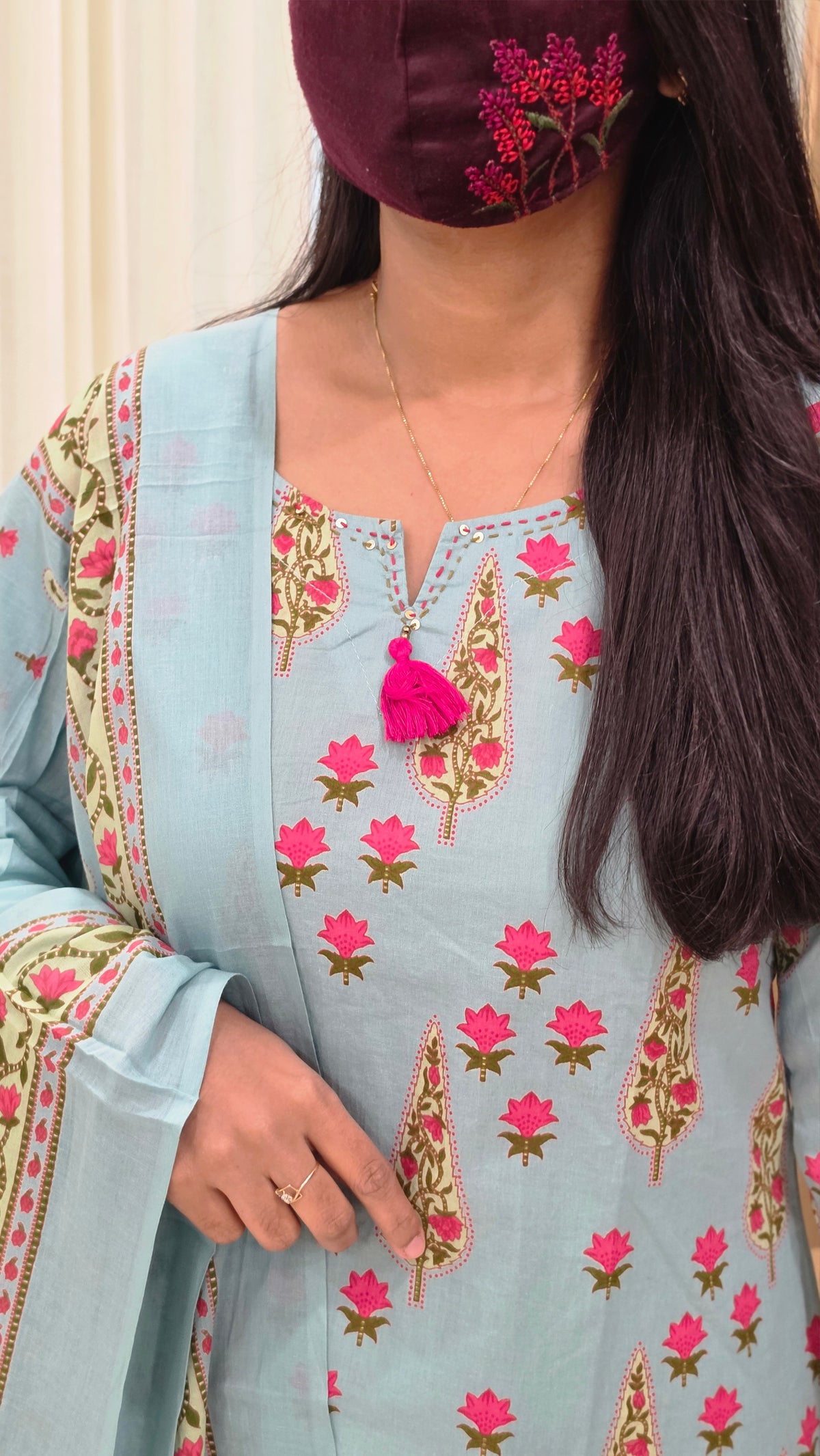 Cotton salwar set(13382)