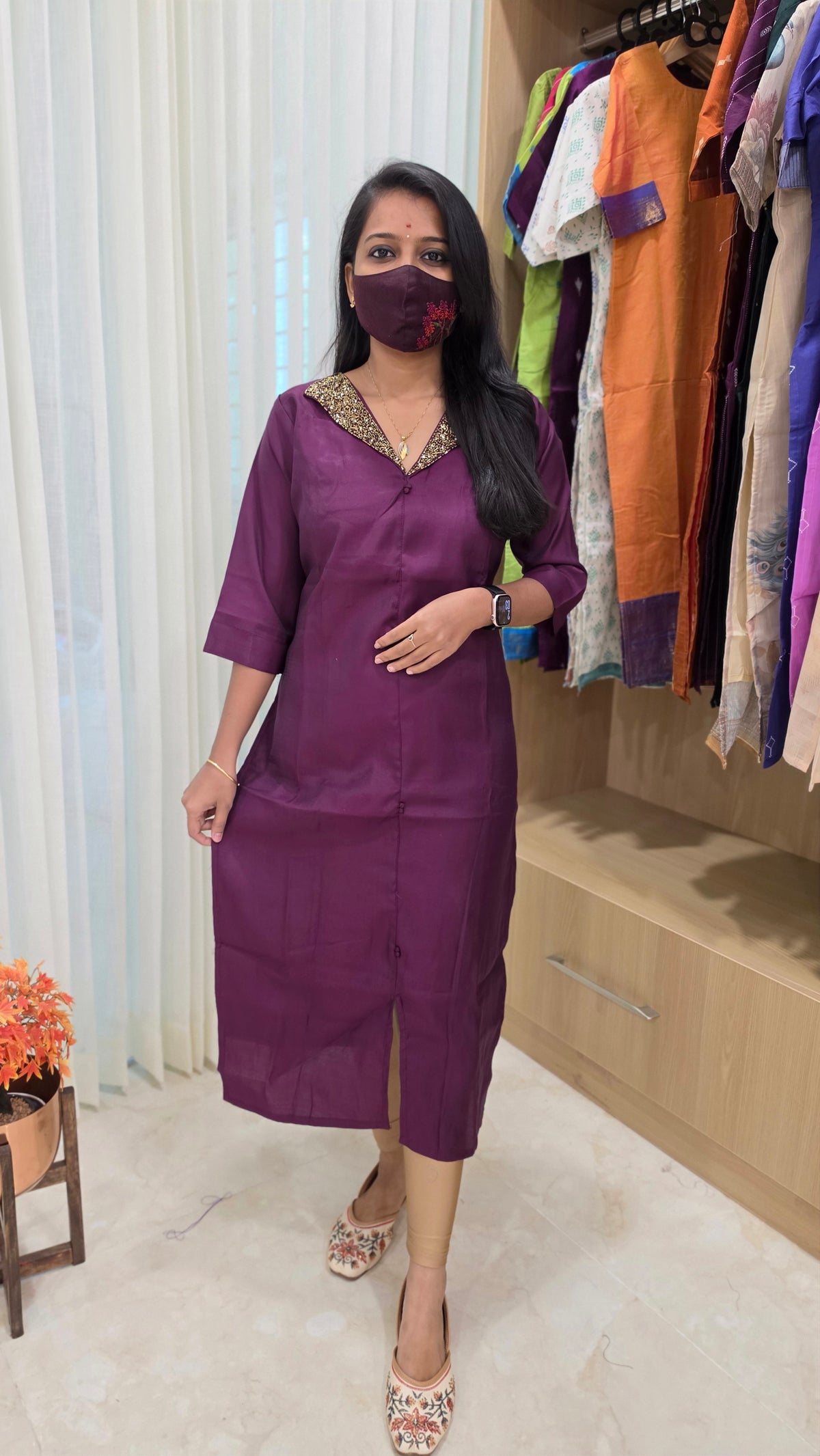 Ethinic wear kurti(13370)