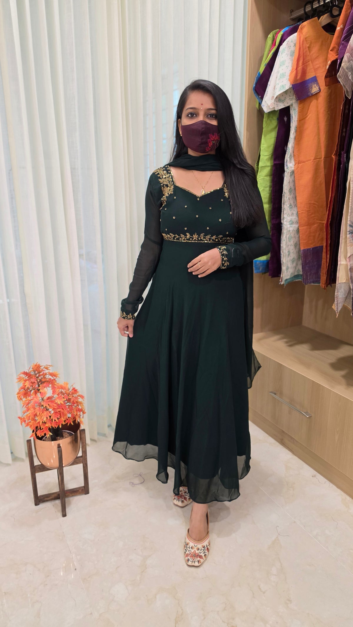 Salwar Set (Kurti+Dupatta)(13352)