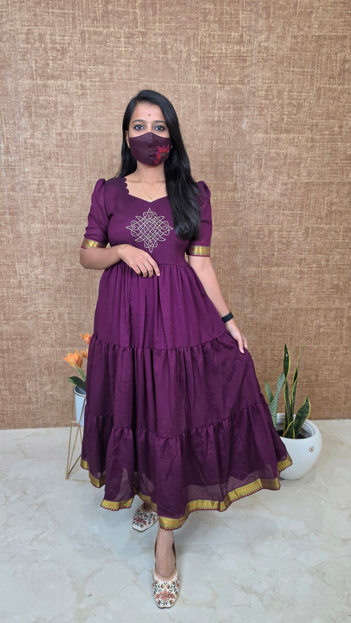 Vethika Ethnic Frock(13594)