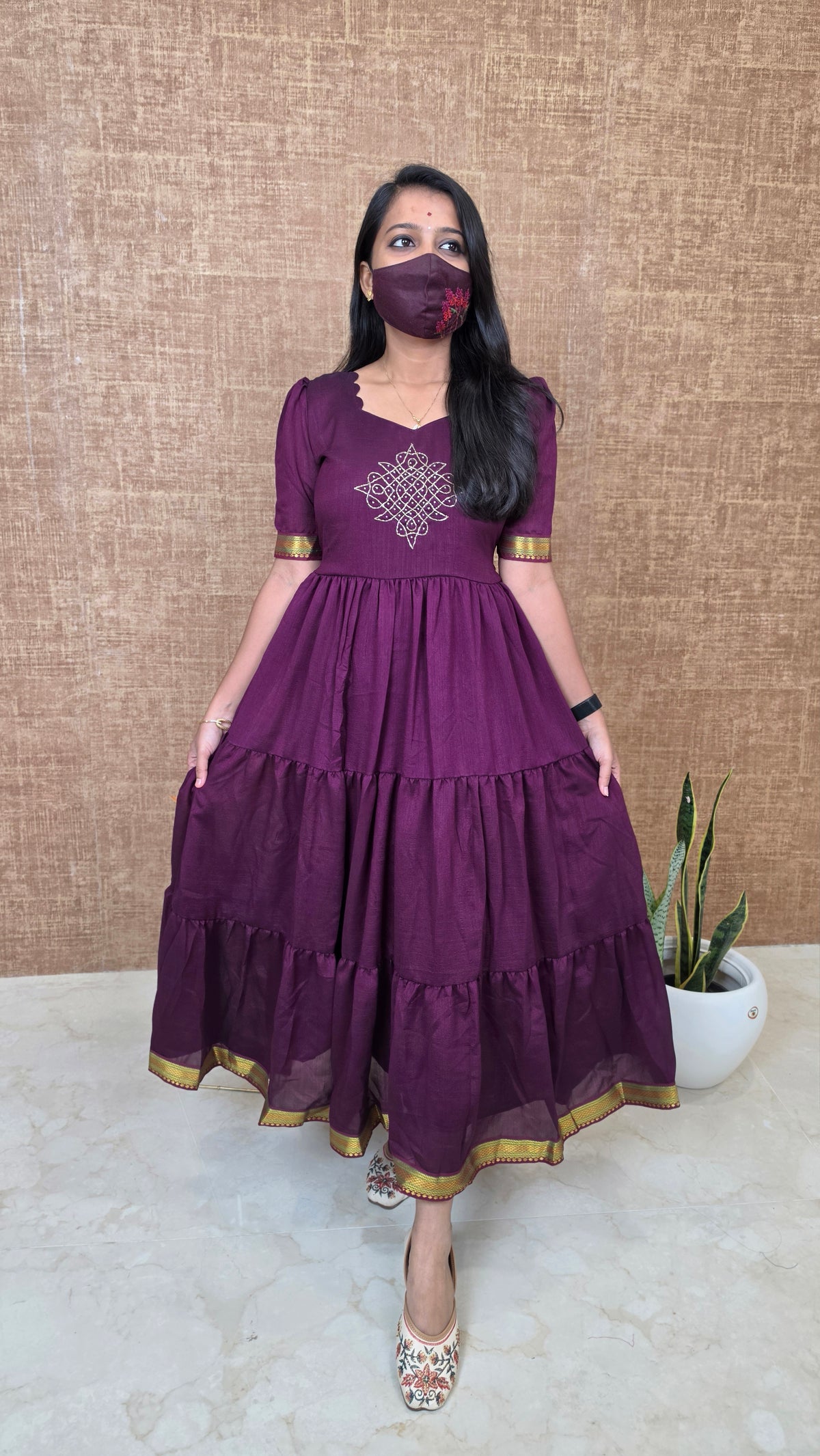 Vethika Ethnic Frock(13594)
