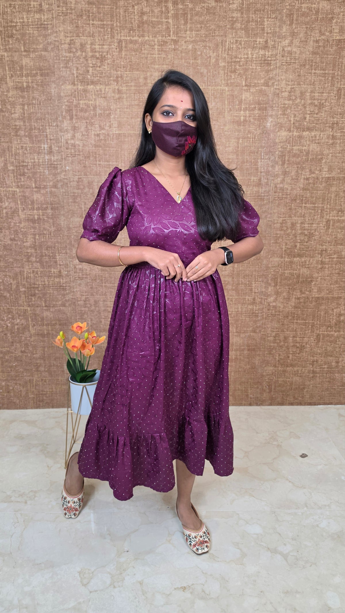 Western wear frock(13643)