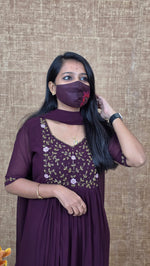 Salwar Set (Kurti+Dupatta)(13640)
