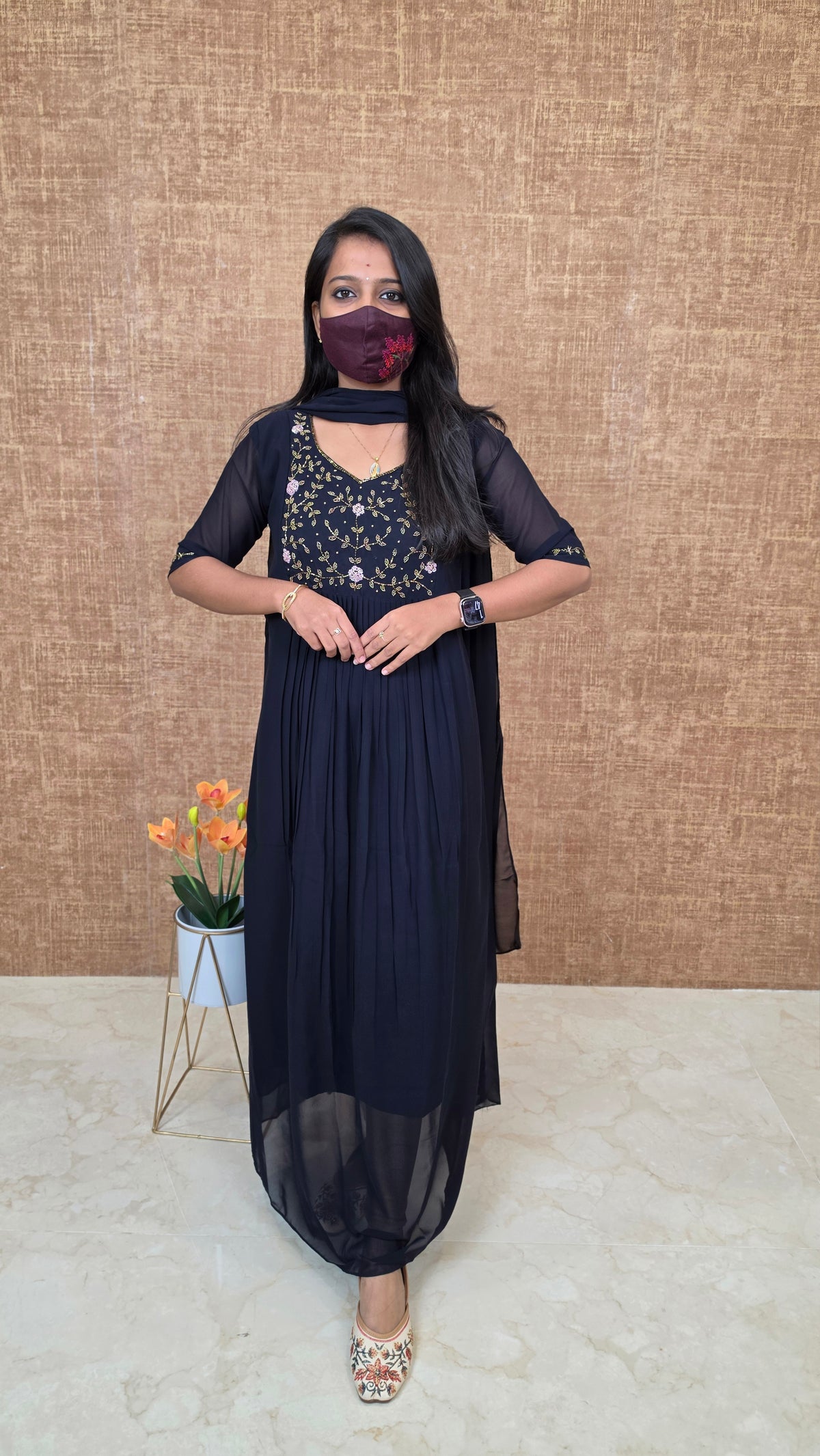 Salwar Set (Kurti+Dupatta)(13641)