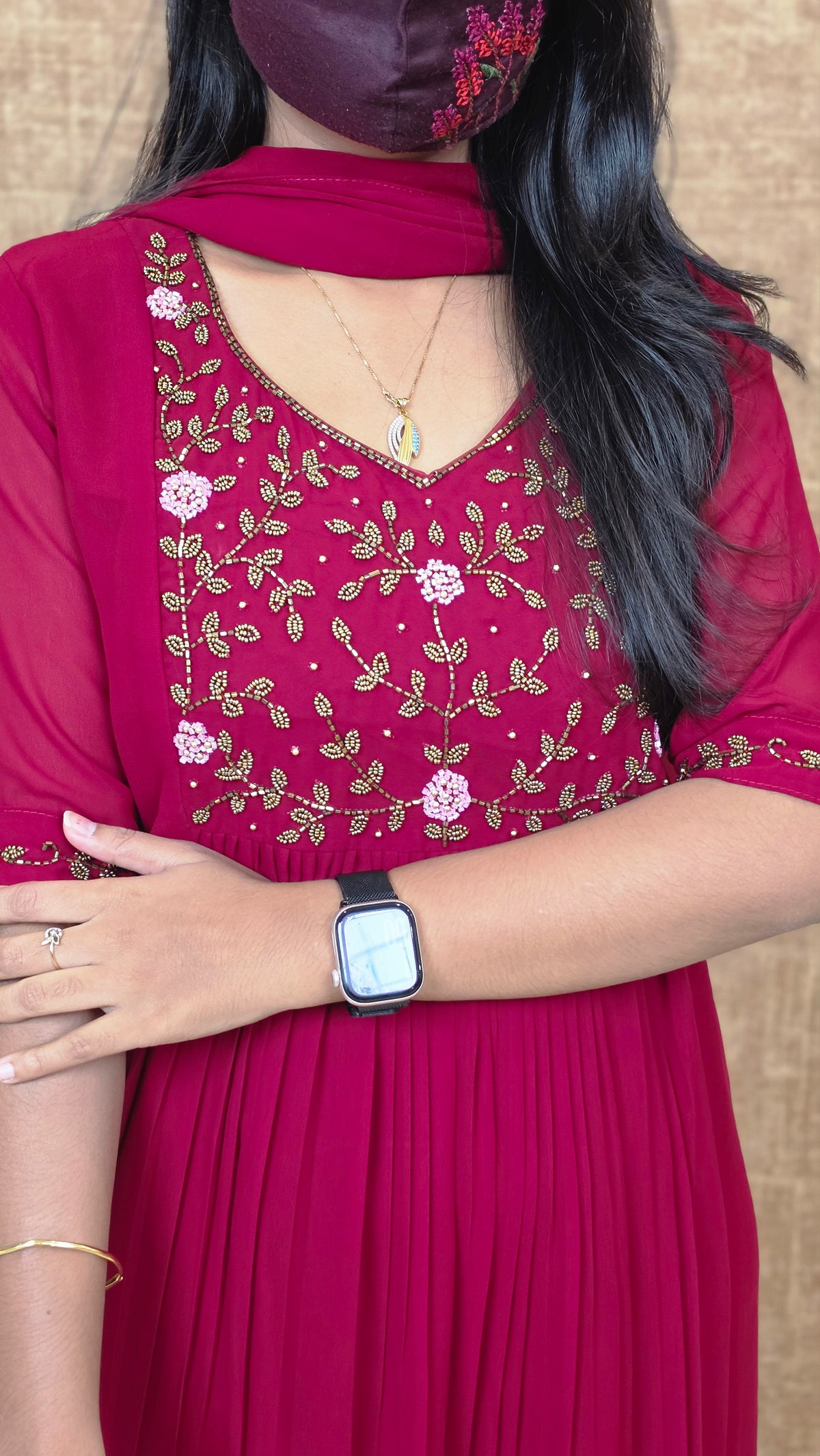 Salwar Set (Kurti+Dupatta)(13642)