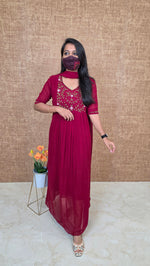 Salwar Set (Kurti+Dupatta)(13642)
