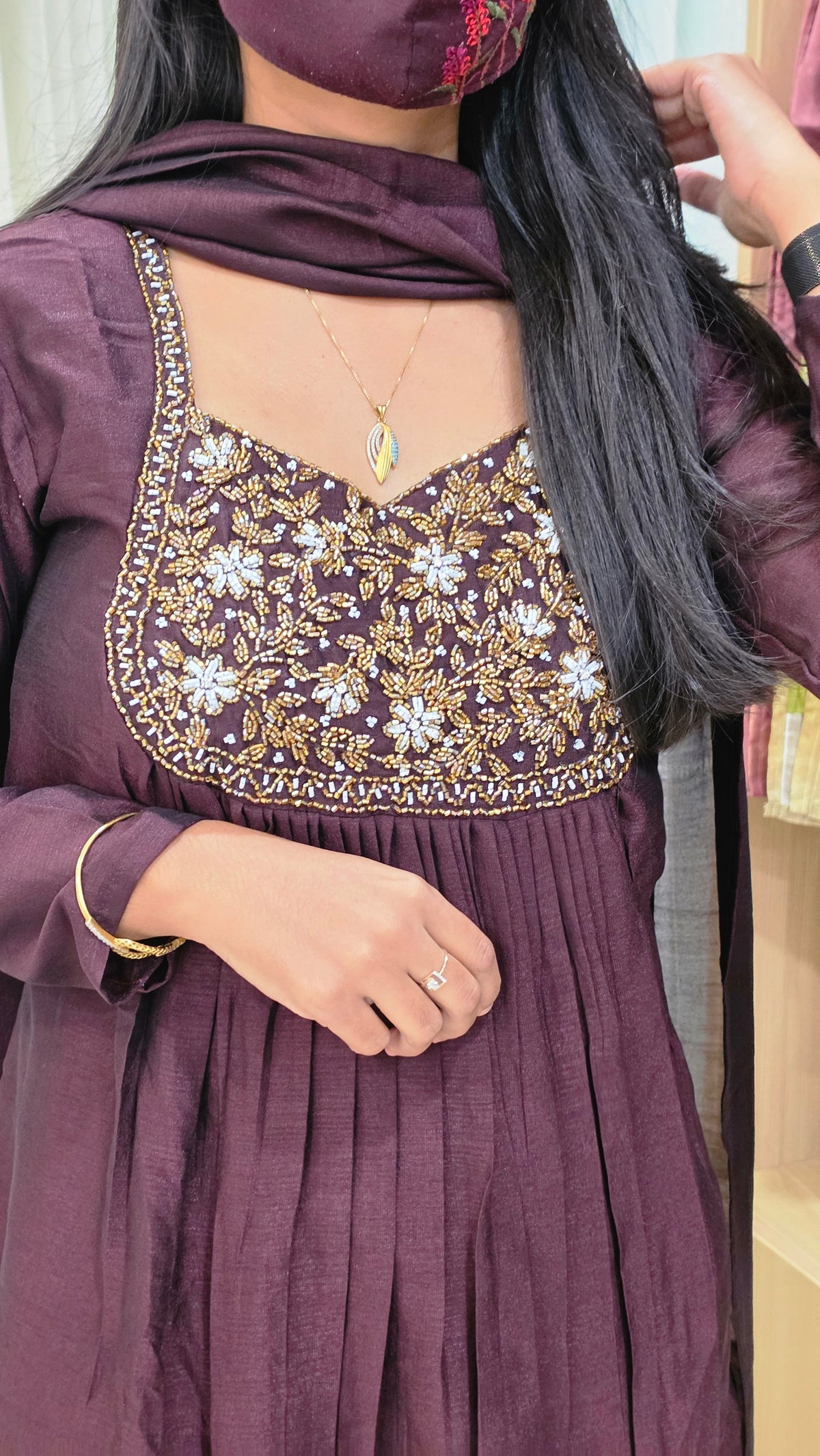 Salwar Set (Kurti+Dupatta)(13659)