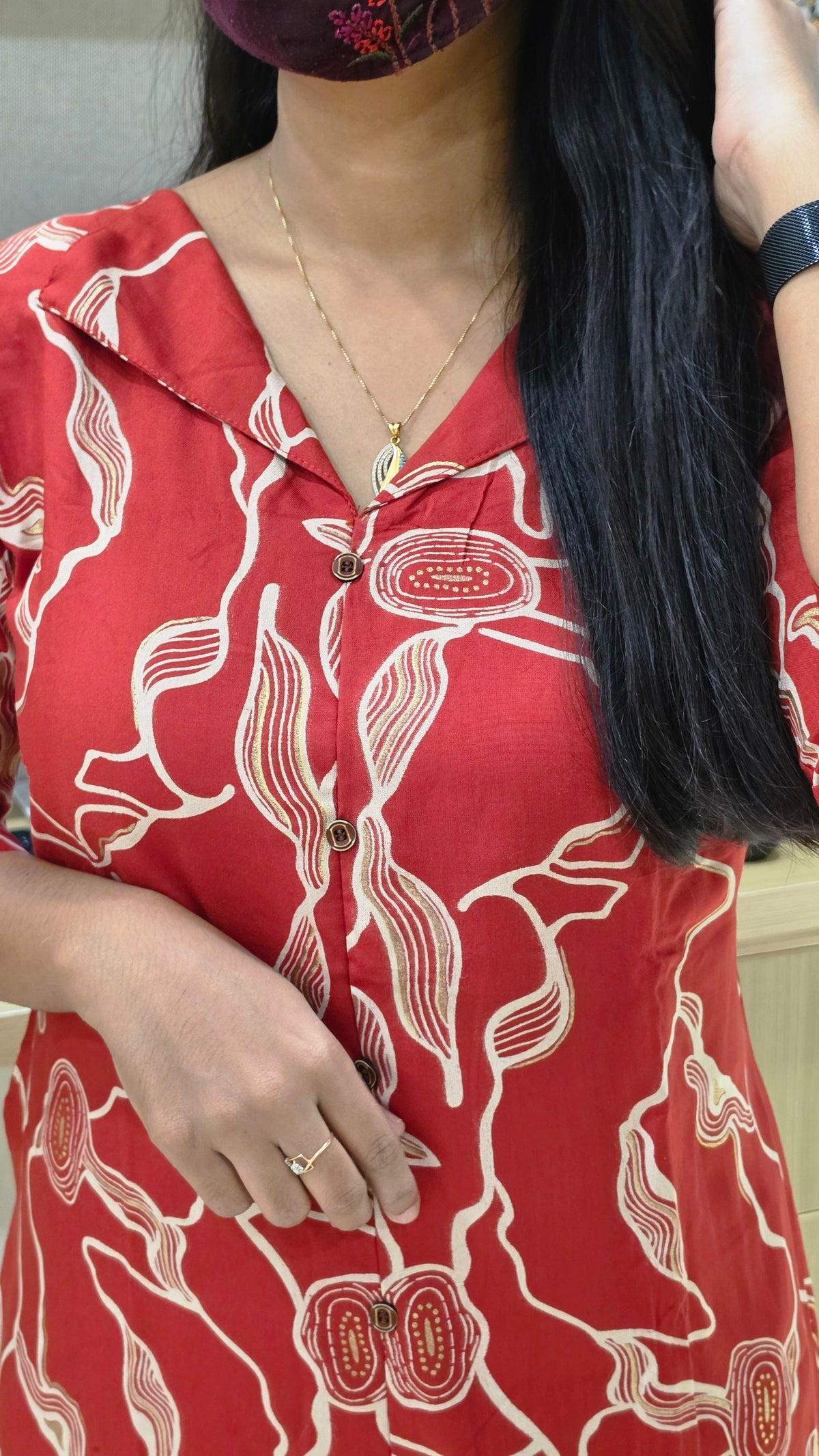 A-line kurti(13843)