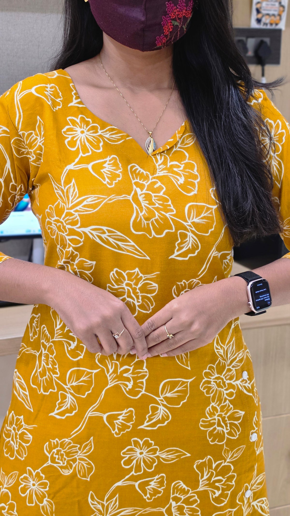 A-line kurti(13844)