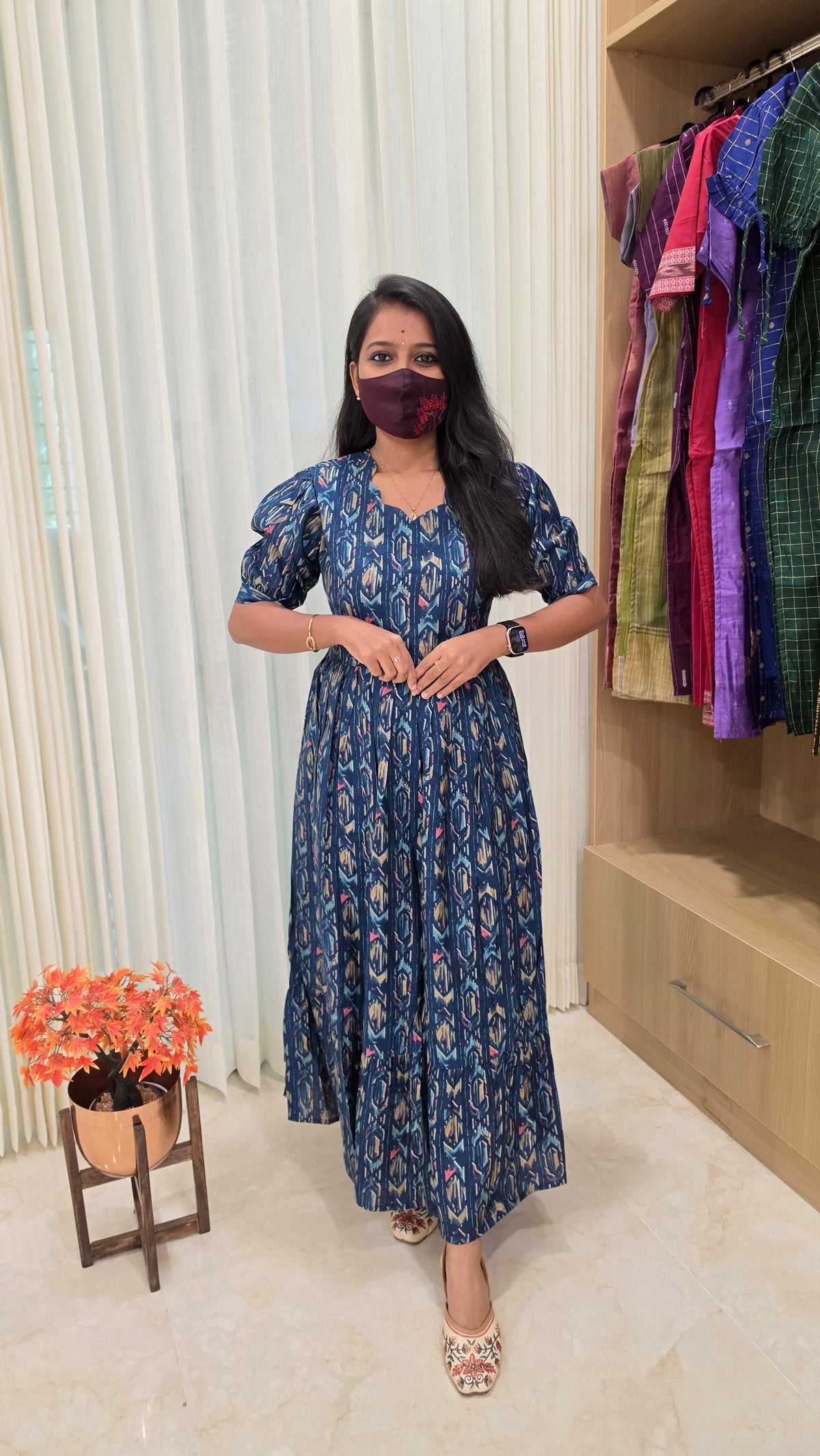 Western wear frock(13753)